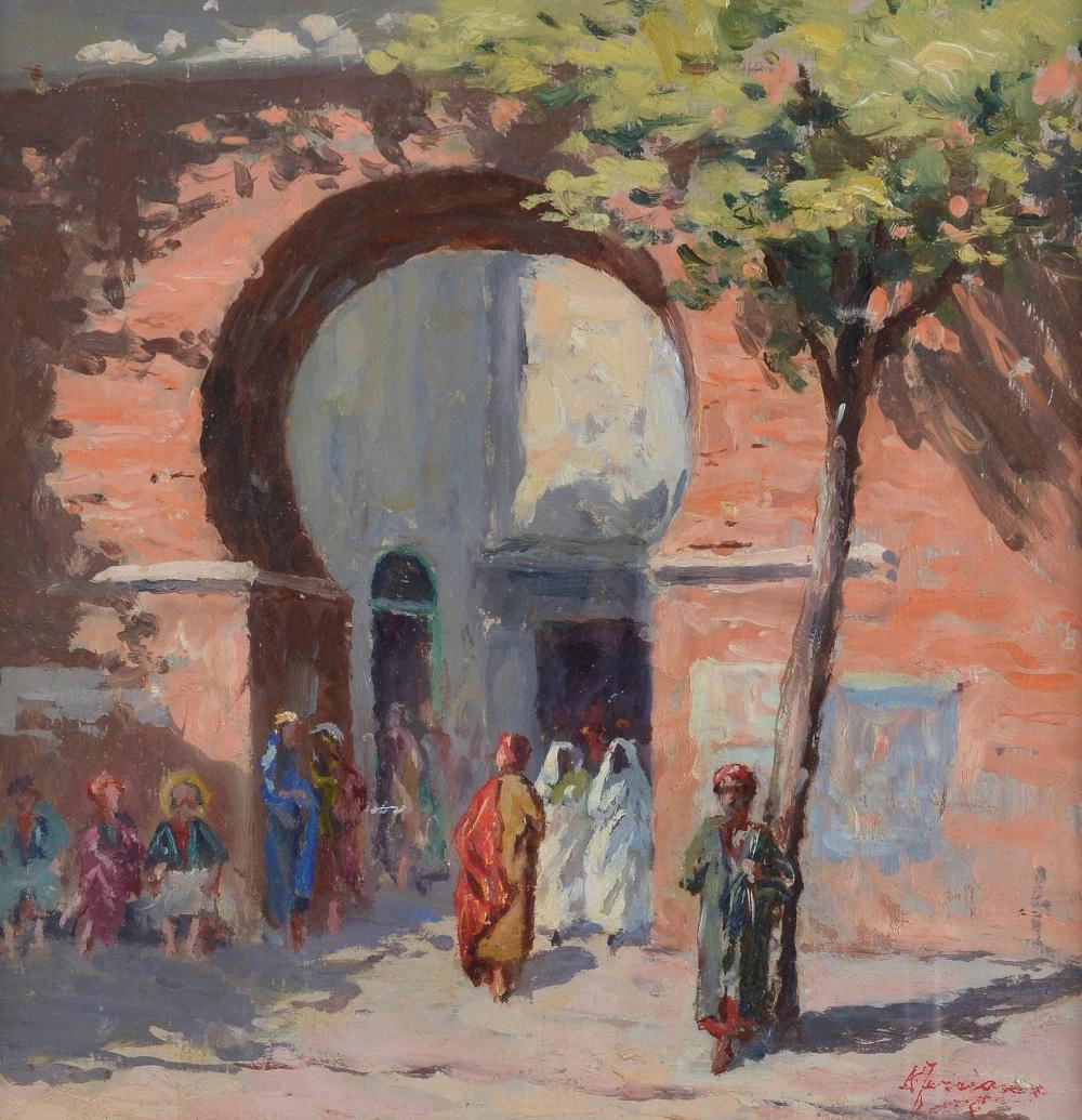 Antonio Ferrigno-69-Porta di città araba